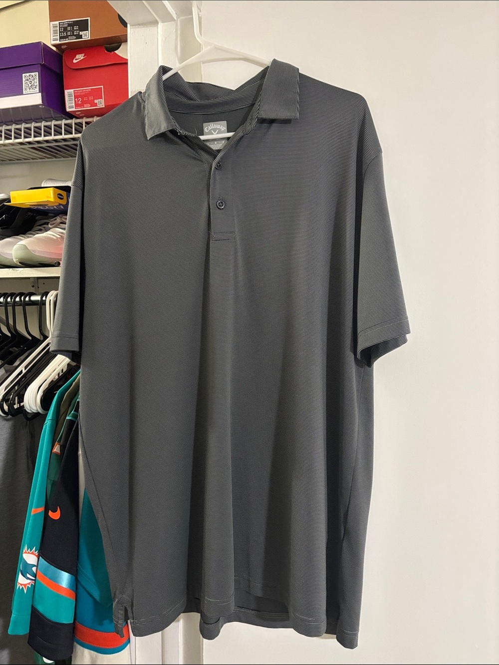 Callaway Men’s Short Sleeve Polo - Charcoal